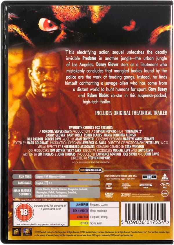 Predator 2 (1990) (DVD)
