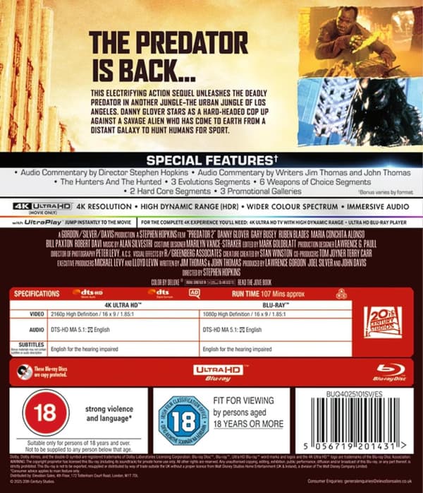 Predator 2 (1990) (4K UHD)
