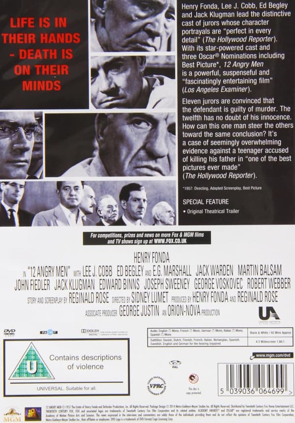 12 Angry Men (1957) (DVD)