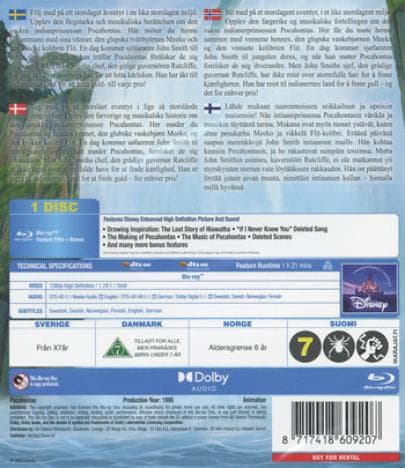Pocahontas (1995) (Blu-Ray)