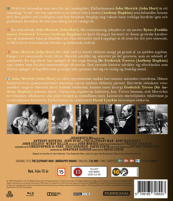 The Elephant Man (1980) (Blu-Ray)