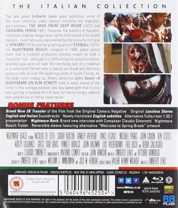 Nightmare Beach (1989) (Blu-Ray)