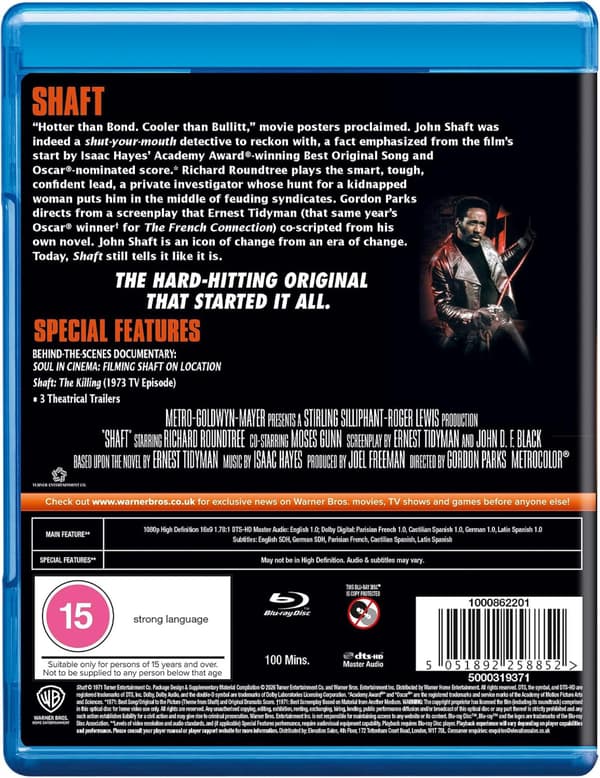Shaft (1971) (Blu-Ray)