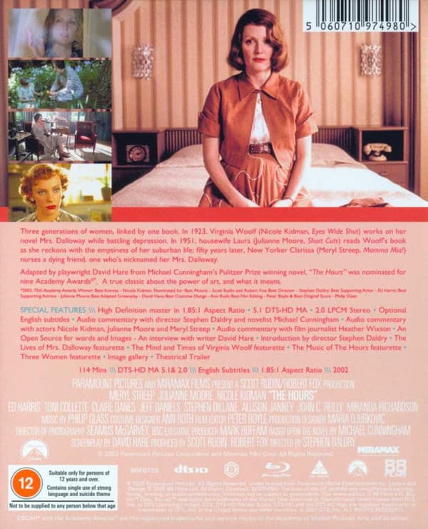 The Hours (2002) (Blu-Ray)