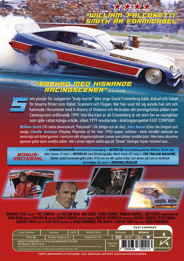 Fast Company (1979) (DVD)