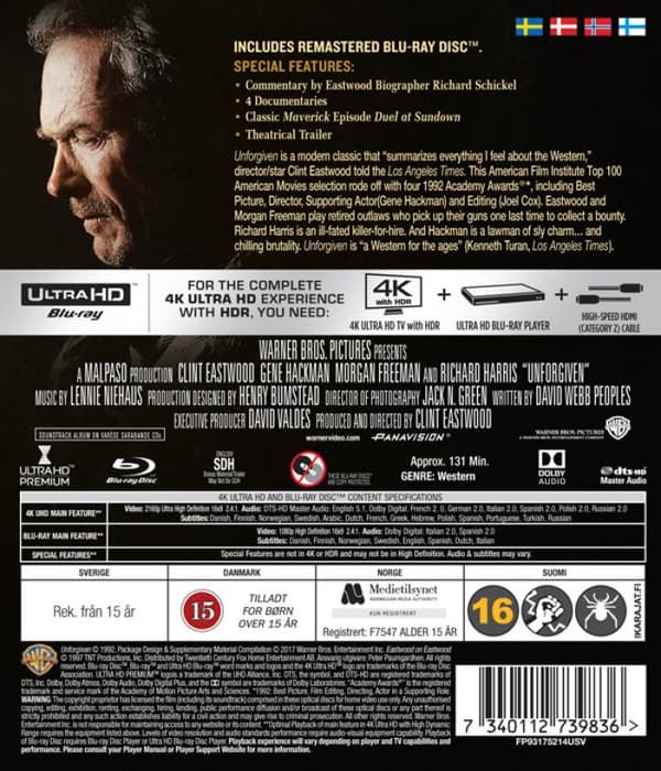 Unforgiven (1992) (4K UHD)