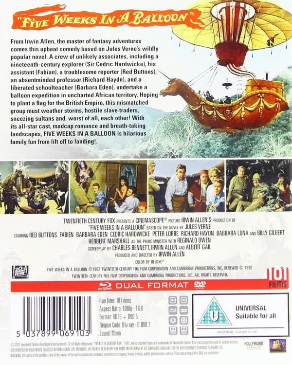 Five Weeks in a Balloon (1962) (Blu-Ray)