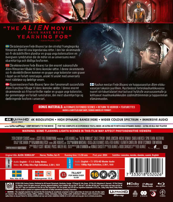 Alien: Romulus (2024) (4K UHD)