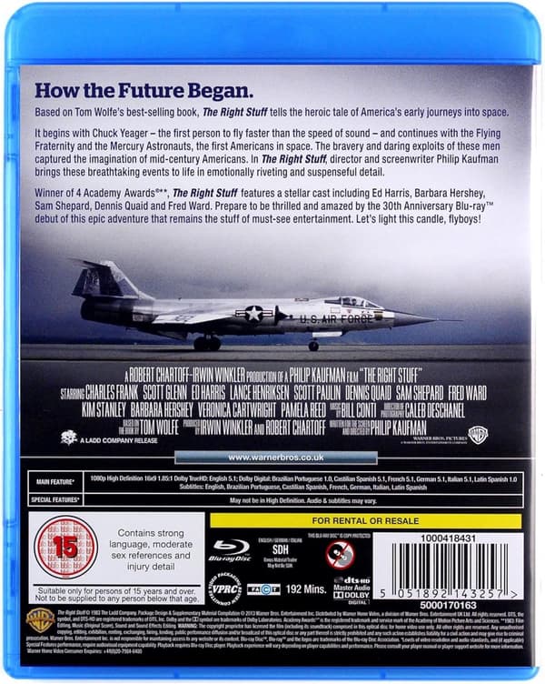 The Right Stuff (1983) (Blu-Ray)