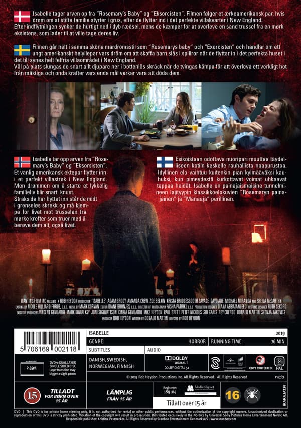 Isabelle (2018) (DVD)