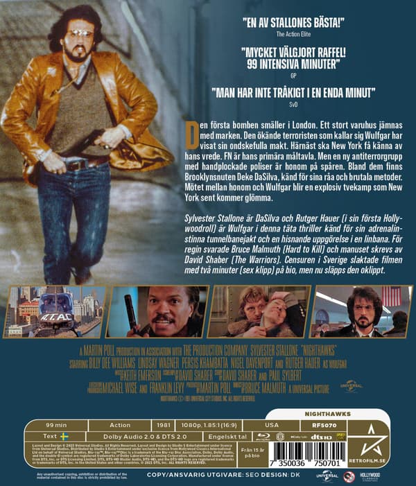 Nighthawks (1981) (Blu-Ray)