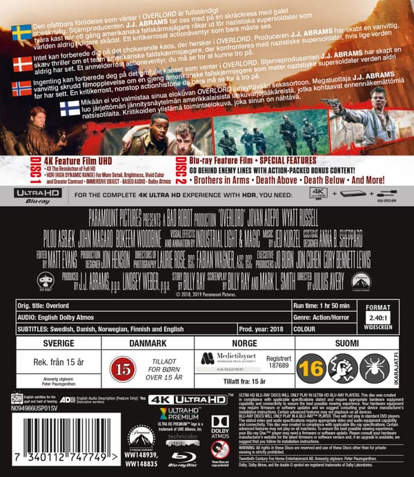Overlord (2018) (4K UHD)