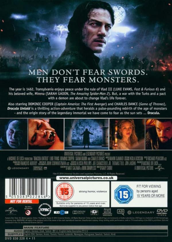 Dracula Untold (2014) (DVD)