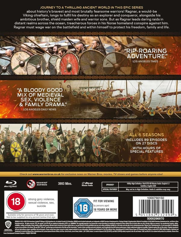 Vikings  The Complete Series (2013-2020) (Blu-Ray)