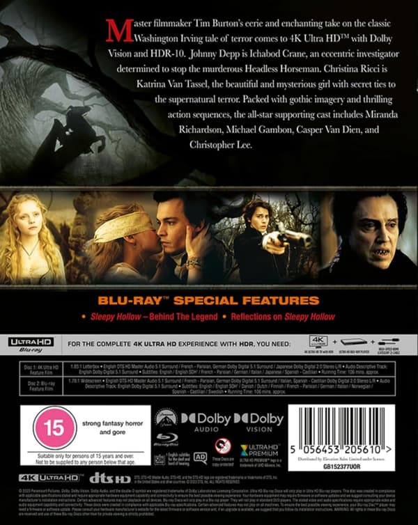 Sleepy Hollow (1999) (4K UHD)