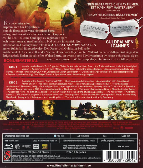 Apocalypse Now (1979) (Blu-Ray)
