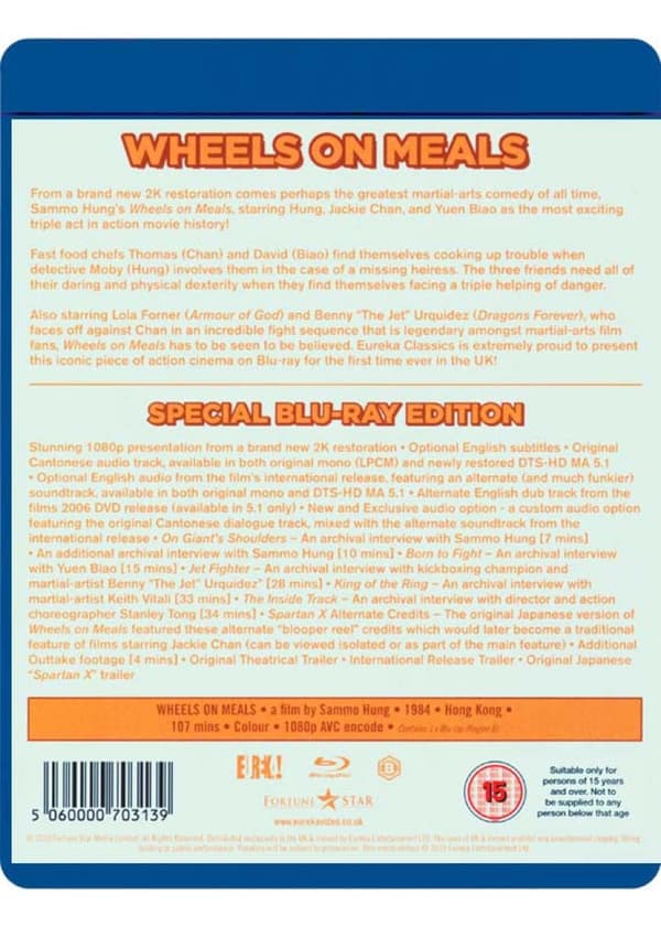 Wheels On Meals (1984) (Blu-Ray)
