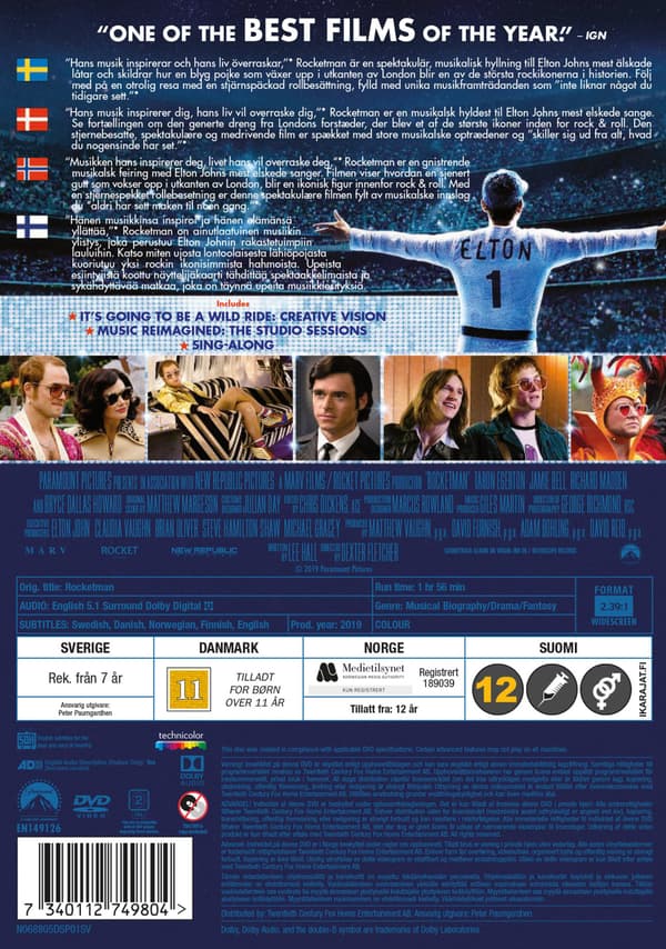 Rocketman (2019) (DVD)