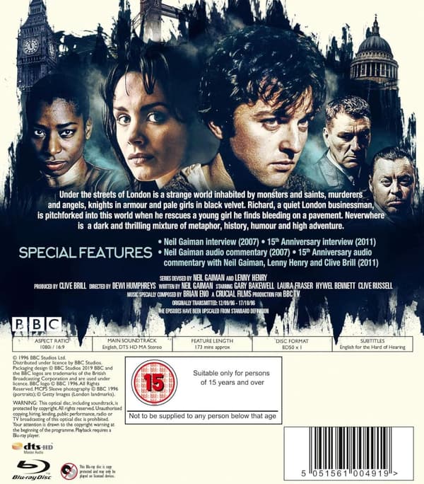 Neverwhere (1996) Mini Series (Blu-Ray)