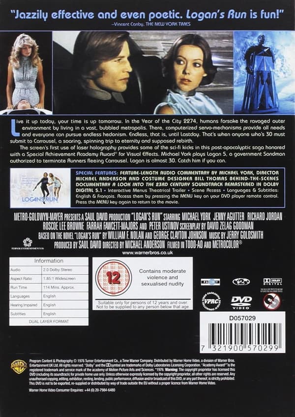 Logans Run (1976) (DVD)