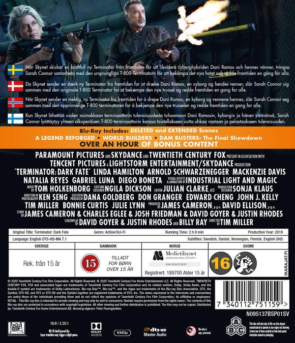 Terminator 6: Dark Fate (2019) (Blu-Ray)