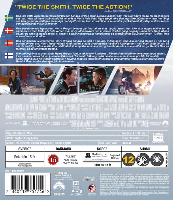 Gemini Man (2019) (Blu-Ray)