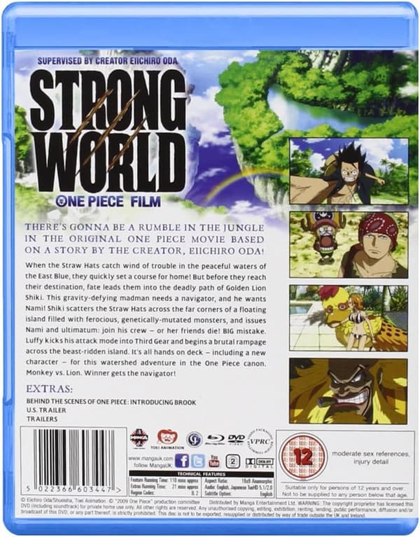 One Piece: Strong World (2009) (Blu-Ray)
