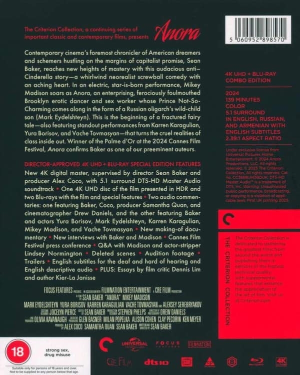 Anora (2024) (Blu-Ray)