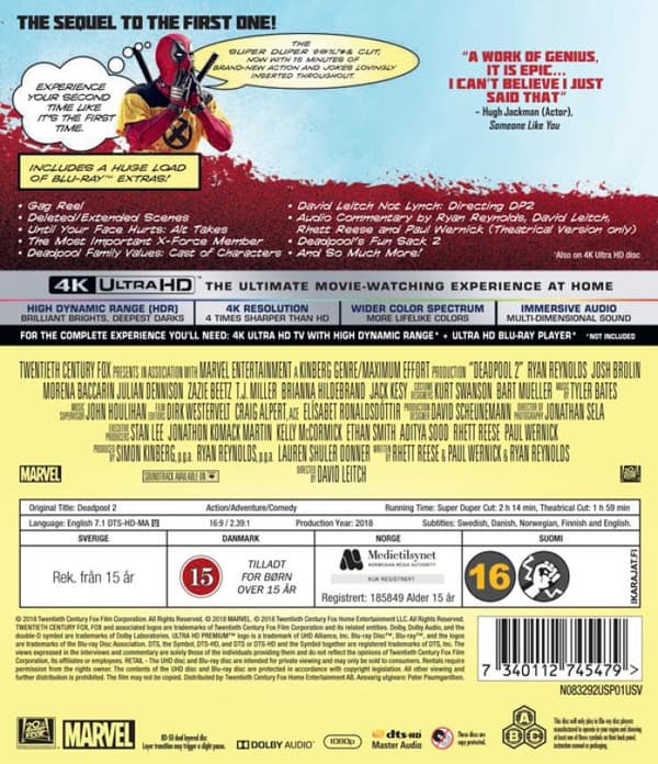 Deadpool 2 (2018) (4K UHD)