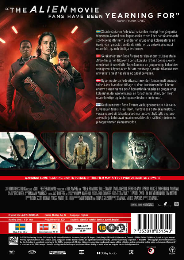 Alien: Romulus (2024) (DVD)