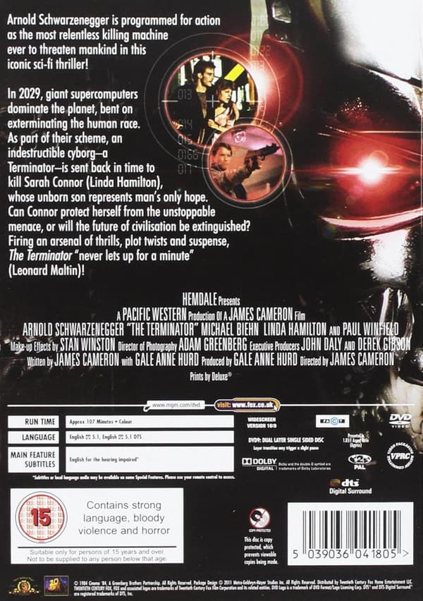 Terminator 1 (1984) (Blu-Ray)