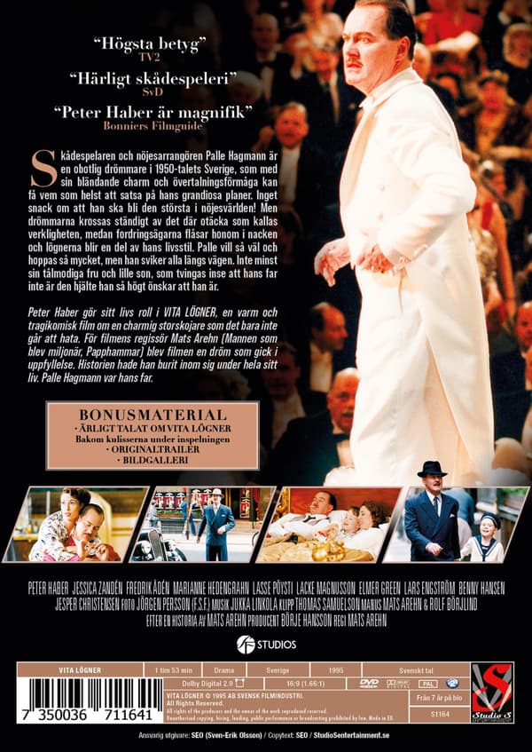Vita lögner (1995) (DVD)