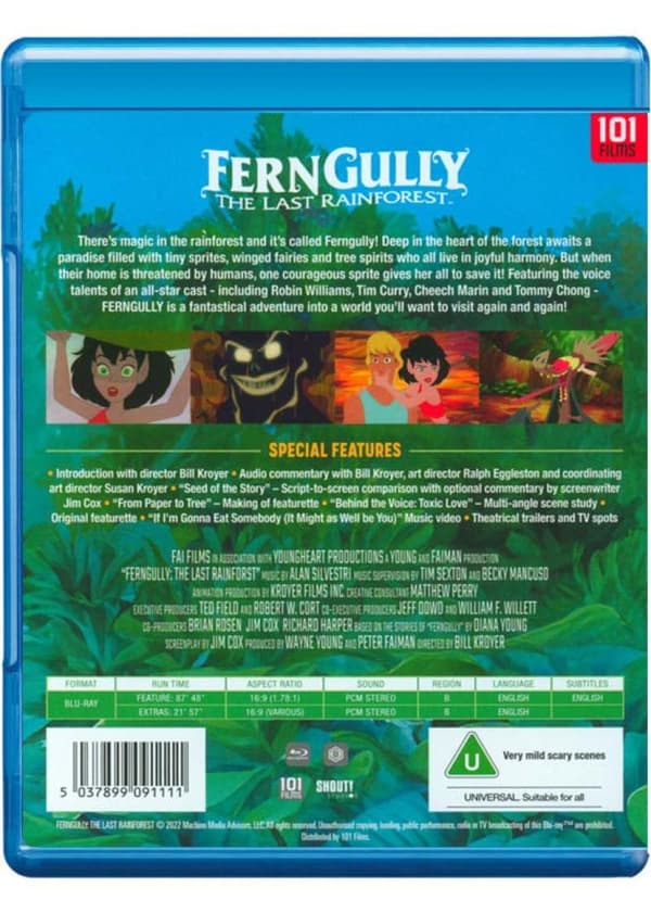 FernGully: The Last Rainforest (1992) (Blu-Ray)