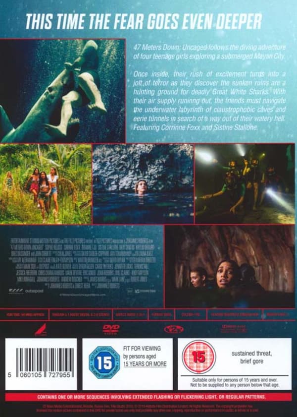 47 Meters Down: Uncaged (2019) (DVD)