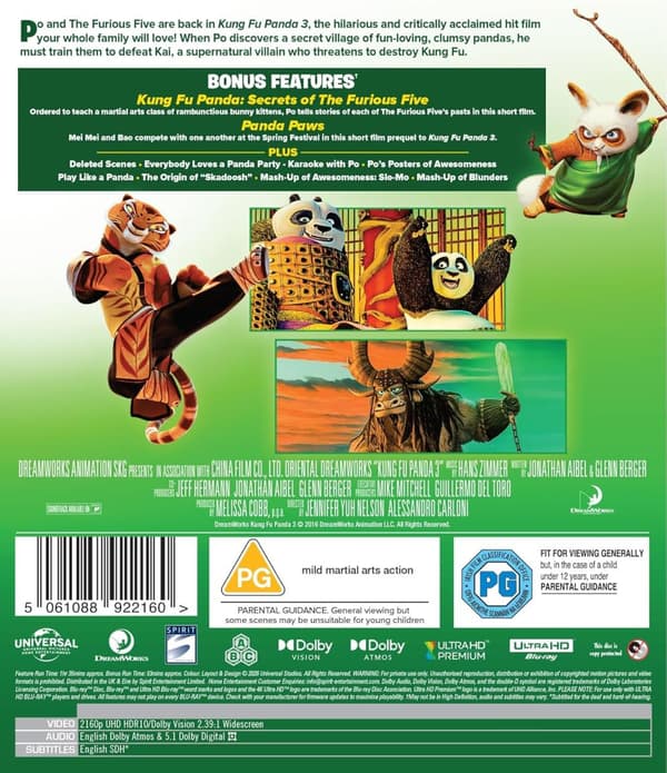 Kung Fu Panda 3 (2016) (4K UHD)