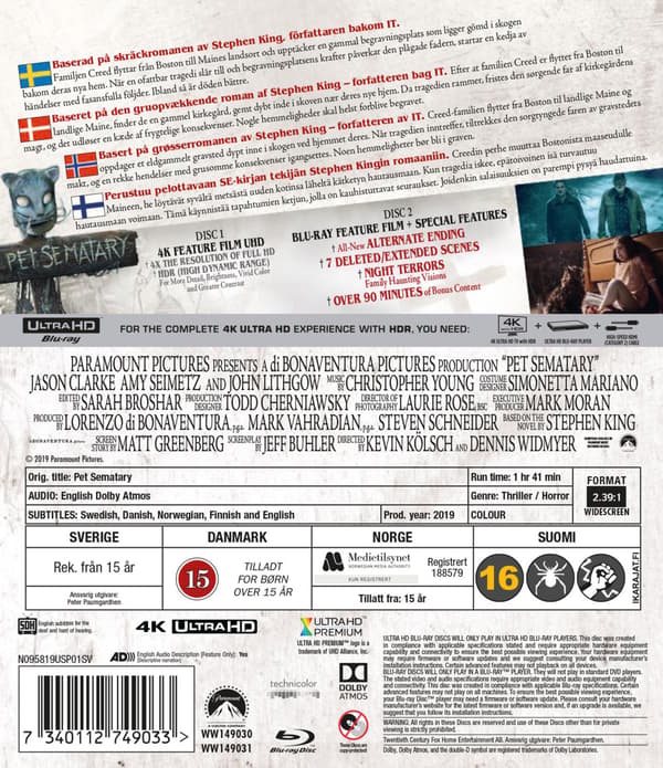 Pet Sematary (2019) (4K UHD)
