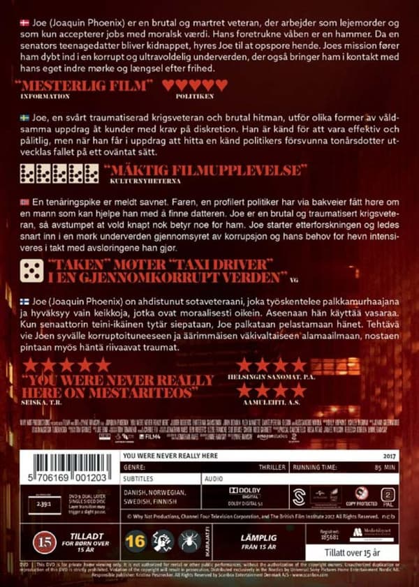 You Were Never Really Here (2017) (DVD)