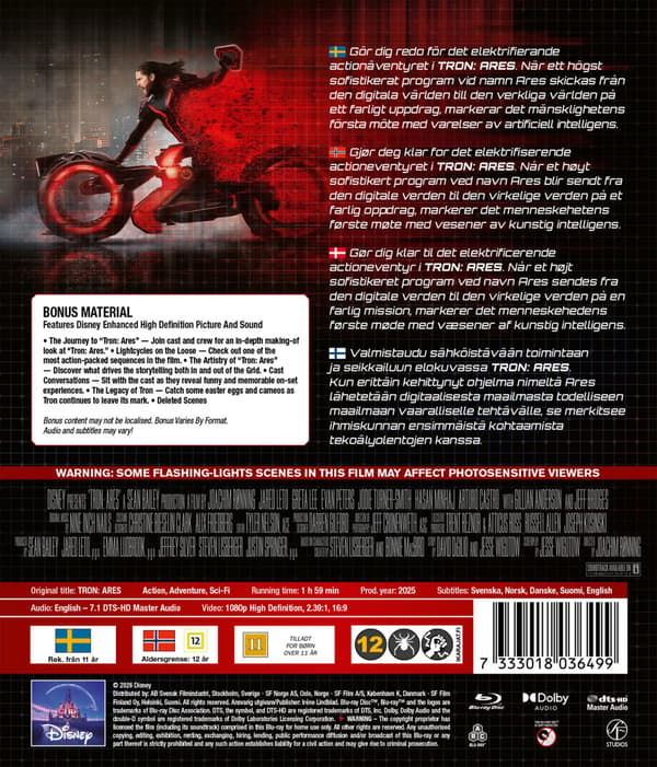 Tron: Ares (2025) (Blu-Ray)