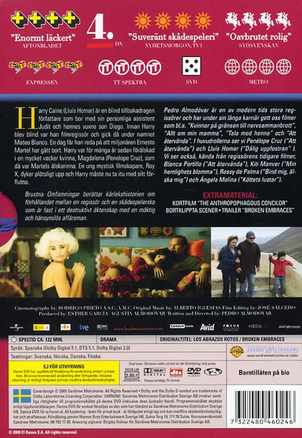 Broken Embraces (2009) (DVD)