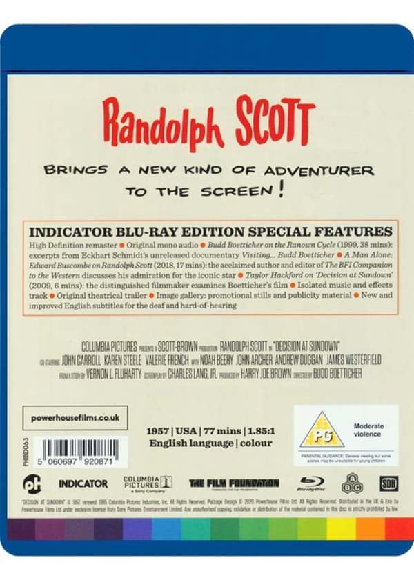Decision at Sundown (1957) (Blu-Ray)