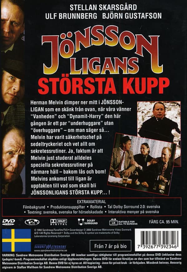 Jönssonligans största kupp (1995) (DVD)