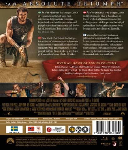 Gladiator II (2024) (Blu-Ray)