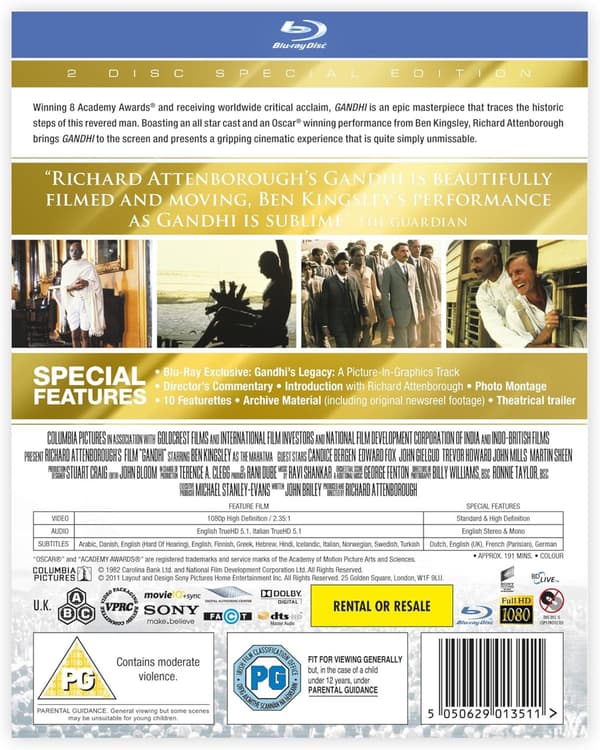 Gandhi (1982) (Blu-Ray)