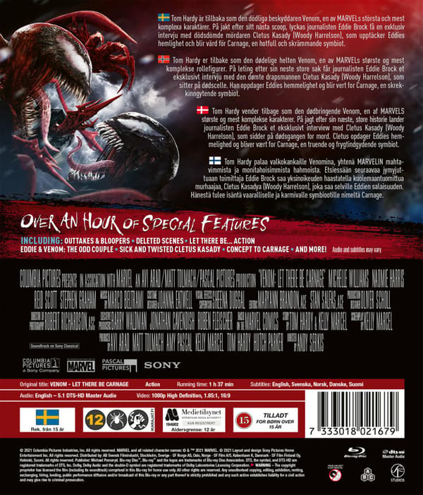 Venom: Let There Be Carnage (2021) (Blu-Ray)
