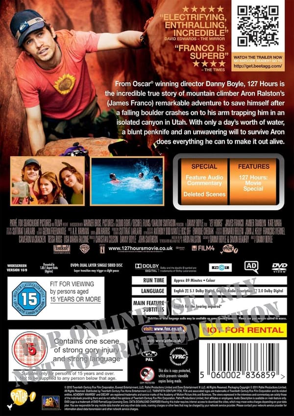 127 Hours (2010) (DVD)