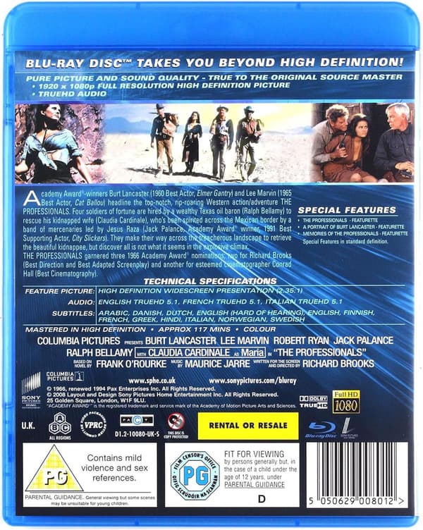 The Professionals (1966) (Blu-Ray)