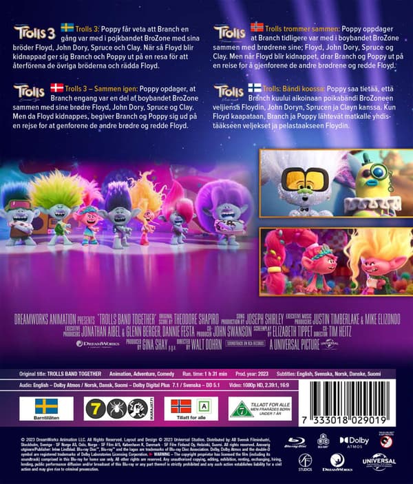 Trolls Band Together (2023) (Blu-Ray)