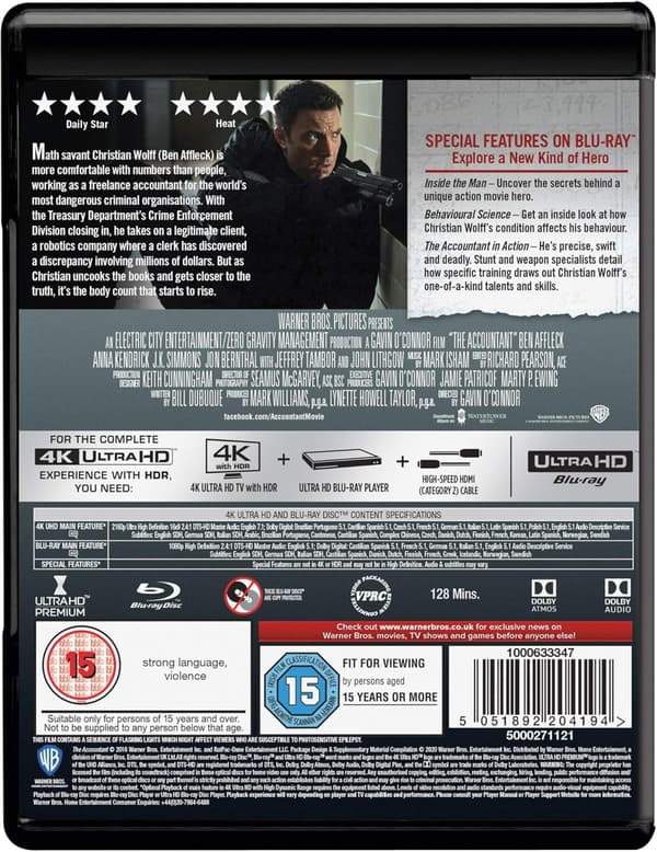 The Accountant (2016) (4K UHD)