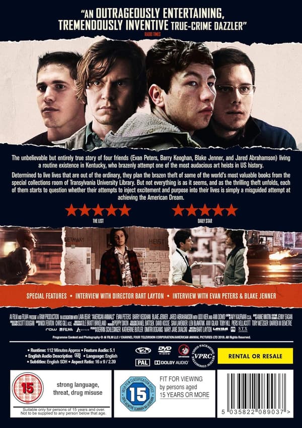 American Animals (2018) (DVD)