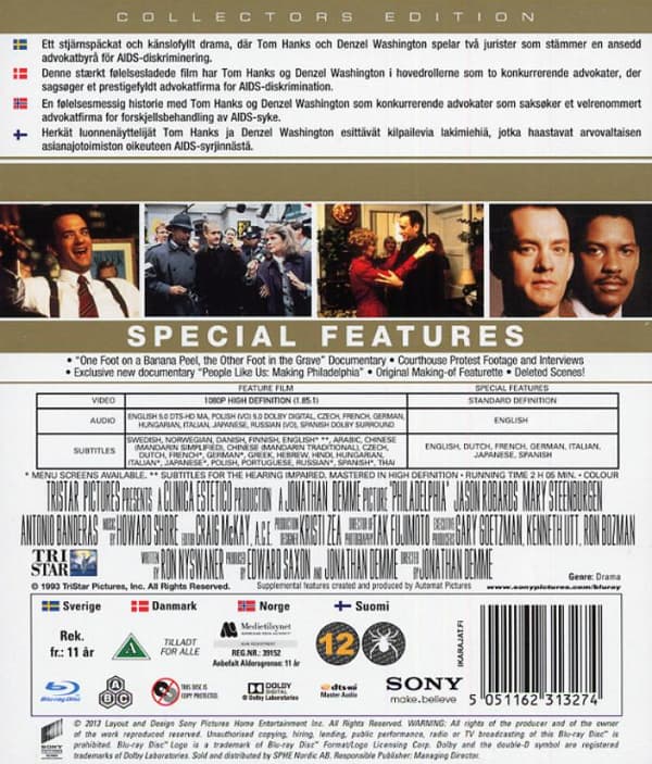 Philadelphia (1993) (Blu-Ray)